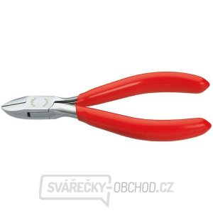 Boční štípací kleště pro elektroniku 115 mm KNIPEX 77 11 115 - leštěná hlava, plastové návleky gallery main image