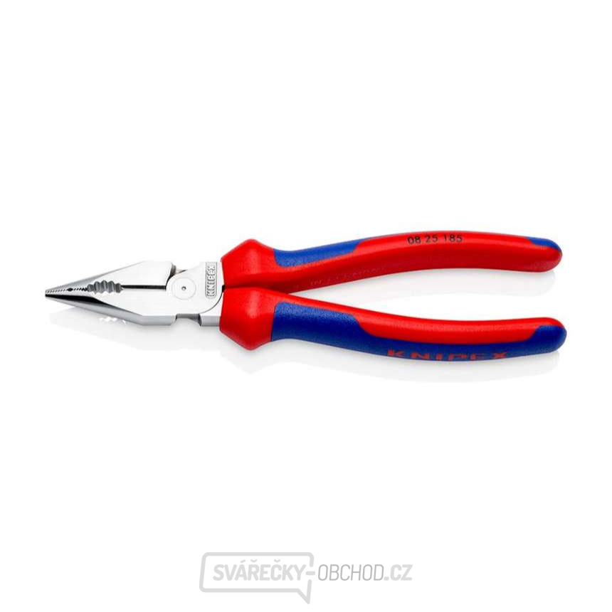 Kombinované úzké ploché kleště 185 mm Knipex 08 25 185 SB