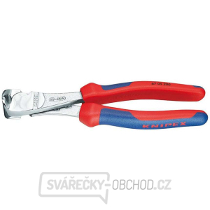 Čelní silové štípací kleště 160 mm KNIPEX 67 05 160 - chromováno, vícesložkové návleky gallery main image