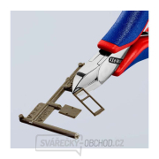 Boční štípací kleště pro elektroniku 115 mm KNIPEX 77 22 115 - leštěná hlava, vícesložkové návleky náhled