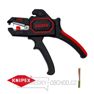 Samonastavitelné kleště pro odizolování 180 mm. KNIPEX 12 62 180 - leštěná hlava, vícesložkové návleky Samonastavitelné kleště pro odizolování 180 mm. KNIPEX 12 62 180 - leštěná hlava, vícesložkové návleky gallery main image