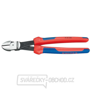 Silové boční štípací kleště 250 mm KNIPEX 74 02 250 - leštěná hlava, vícesložkové návleky gallery main image