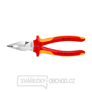 Kombinované úzké ploché kleště 185 mm VDE Knipex 08 26 185 gallery main image