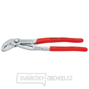 Kleště na trubky Cobra 250 mm KNIPEX 87 03 250 DIN ISO 8976. Chromováno, plastové návleky Kleště na trubky Cobra 250 mm KNIPEX 87 03 250 DIN ISO 8976. Chromováno, plastové návleky gallery main image