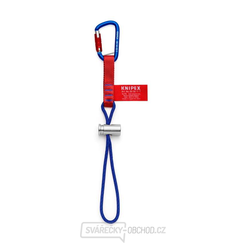Upevňovací smyčka s karabinou Knipex 00 50 13 T BK
