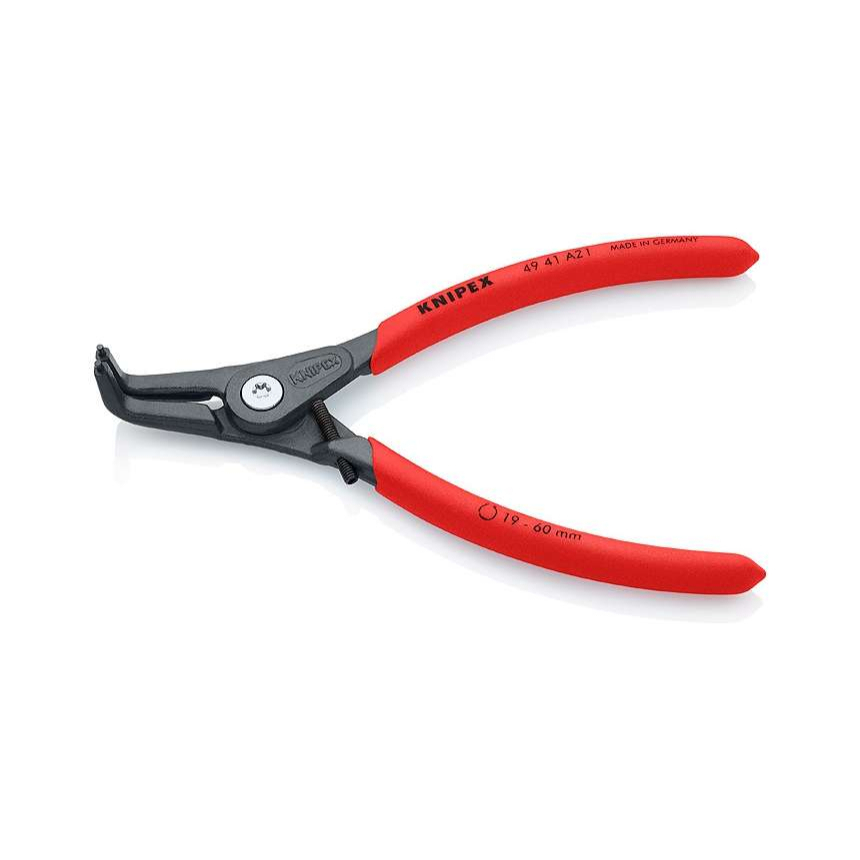 Kleště precizní pro pojistné kroužky vnější KNIPEX 49 41 A21, 165 mm - protiskluzová rukojeť 49 41 A21