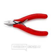 Boční štípací kleště pro elektroniku 115 mm Knipex 77 41 115 - leštěná hlava, vícesložkové návleky Náhled
