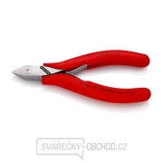 Boční štípací kleště pro elektroniku 115 mm Knipex 77 41 115 - leštěná hlava, vícesložkové návleky gallery main image