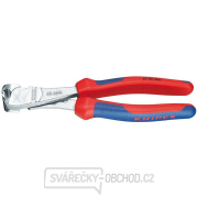 Čelní silové štípací kleště 140 mm KNIPEX 67 05 140 - chromováno, vícesložkové návleky gallery main image