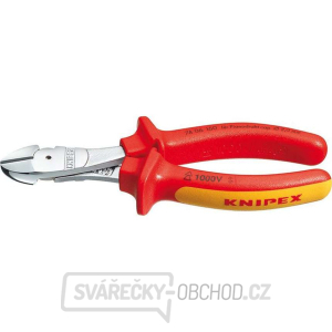 Silové boční štípací kleště 160 mm - 1000V. KNIPEX 74 06 160 - chromováno, vícesložkové návleky VDE Silové boční štípací kleště 160 mm - 1000V. KNIPEX 74 06 160 - chromováno, vícesložkové návleky VDE gallery main image