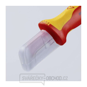 Nůž na pláště izolovaný 1000V VDE, 155 mm Knipex 98 55 náhled