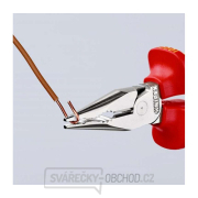 Úzké kombinované kleště 145 mm s připevňovacím okem Knipex 08 26 145 T VDE Náhled