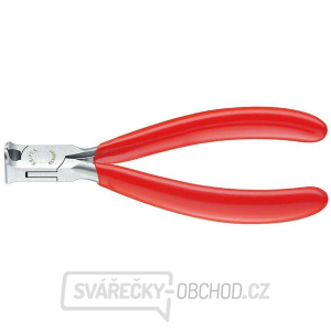 Čelní štípací kleště pro elektroniku 115 mm KNIPEX 64 01 115 - leštěná hlava, plastové návleky gallery main image