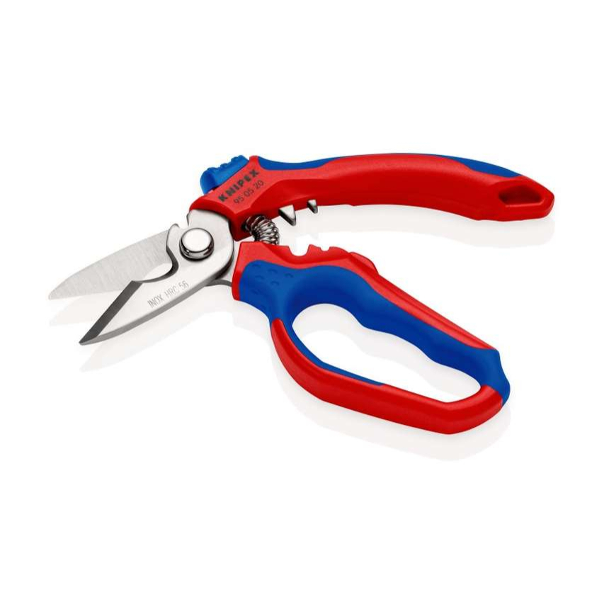 Levně Úhlové elektrikářské nůžky 160 mm Knipex 95 05 20 SB 95 05 20 SB