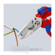 Úhlové elektrikářské nůžky 160 mm Knipex 95 05 20 SB náhled