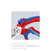 Úhlové elektrikářské nůžky 160 mm Knipex 95 05 20 SB náhled