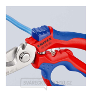 Úhlové elektrikářské nůžky 160 mm Knipex 95 05 20 SB náhled