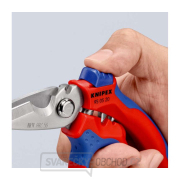 Úhlové elektrikářské nůžky 160 mm Knipex 95 05 20 SB náhled