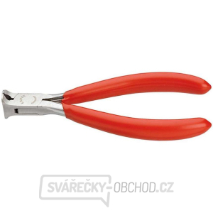 Čelní štípací kleště pro elektroniku 115 mm KNIPEX 64 11 115 - leštěná hlava, plastové návleky gallery main image