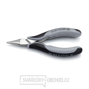 Montážní kleště pro elektroniku 115 mm Knipex 35 22 115 ESD - leštěná hlava, vícesložkové návleky gallery main image