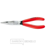 Elektrikářské kleště 160 mm pro uchopení, odizolování a stříhání. KNIPEX 13 01 160 - leštěno, plastové návleky Náhled