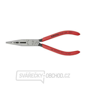 Elektrikářské kleště 160 mm pro uchopení, odizolování a stříhání. KNIPEX 13 01 160 - leštěno, plastové návleky gallery main image