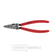 Lisovací kleště KNIPEX 97 71 180 na koncové dutinky 180 mm - leštěná hlava, plastové návleky Náhled