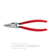 Lisovací kleště KNIPEX 97 71 180 na koncové dutinky 180 mm - leštěná hlava, plastové návleky Náhled