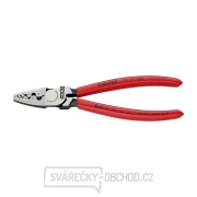 Lisovací kleště KNIPEX 97 71 180 na koncové dutinky 180 mm - leštěná hlava, plastové návleky Náhled