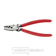 Lisovací kleště KNIPEX 97 71 180 na koncové dutinky 180 mm - leštěná hlava, plastové návleky gallery main image