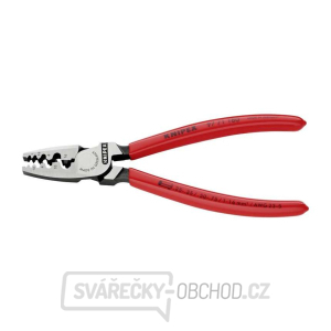 Lisovací kleště KNIPEX 97 71 180 na koncové dutinky 180 mm - leštěná hlava, plastové návleky Lisovací kleště KNIPEX 97 71 180 na koncové dutinky 180 mm - leštěná hlava, plastové návleky gallery main image