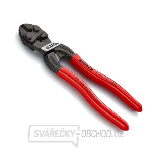 Kompaktní kleště na čepy CoBolt S 160 mm Knipex 71 01 160 - leštěná hlava, plastové návleky gallery main image