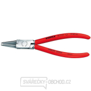 Kleště na pojistné kroužky 320 mm, vnitřní rovné. Knipex - 44 13 J4 - DIN 5265 C. Chromováno, potaženo plastem gallery main image