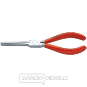 Ploché kleště 160 mm KNIPEX 33 03 160 - chromováno, plastové návleky Ploché kleště 160 mm KNIPEX 33 03 160 - chromováno, plastové návleky gallery main image