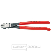 Silové boční štípací kleště 250 mm KNIPEX 74 01 250 - leštěná hlava, plastové návleky gallery main image