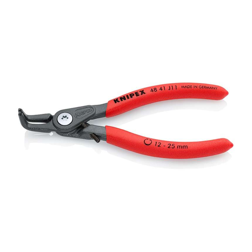 Kleště precizní pro pojistné kroužky vnitřní KNIPEX 48 41 J11, 130 mm - protiskluzová rukojeť 48 41 J11