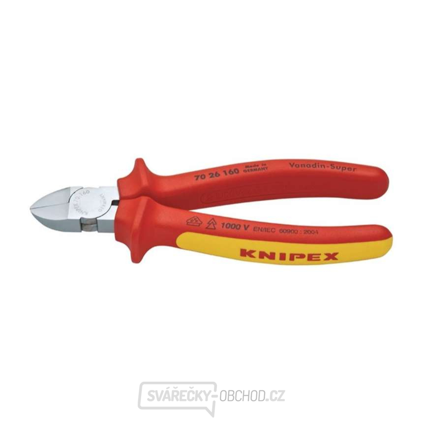 Boční štípací kleště 160 mm Knipex 70 26 160 VDE Boční štípací kleště 160 mm Knipex 70 26 160 VDE gallery main image
