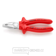 Kombinované kleště 180 mm - 1000V KNIPEX 03 07 180. Chromováno, izolováno ponorem - VDE gallery main image