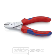 Silové boční štípací kleště 140 mm KNIPEX 74 05 140 - chromováno, vícesložkové návleky gallery main image