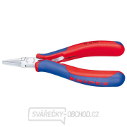 Montážní kleště pro elektroniku 115 mm  KNIPEX 35 12 115 - leštěná hlava, vícesložkové návleky gallery main image