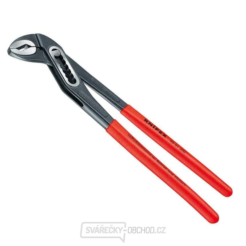 Instalatérské kleště Alligator 300 mm. KNIPEX 88 01 300 - Leštěno, plastové návleky