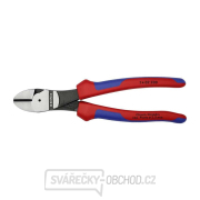Silové boční štípací kleště 200 mm KNIPEX 74 02 200 - leštěná hlava, vícesložkové návleky Náhled