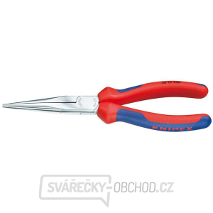 Půlkulaté kleště pro mechaniky 200 mm KNIPEX 38 15 200. Chromováno, vícesložkové návleky Půlkulaté kleště pro mechaniky 200 mm KNIPEX 38 15 200. Chromováno, vícesložkové návleky gallery main image