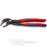 Kleště na trubky Cobra 250 mm. KNIPEX 87 02 250 - DIN ISO 8976 - leštěná hlava, vícesložkové návleky náhled