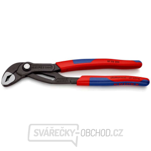 Kleště na trubky Cobra 250 mm. KNIPEX 87 02 250 - DIN ISO 8976 - leštěná hlava, vícesložkové návleky Kleště na trubky Cobra 250 mm. KNIPEX 87 02 250 - DIN ISO 8976 - leštěná hlava, vícesložkové návleky gallery main image