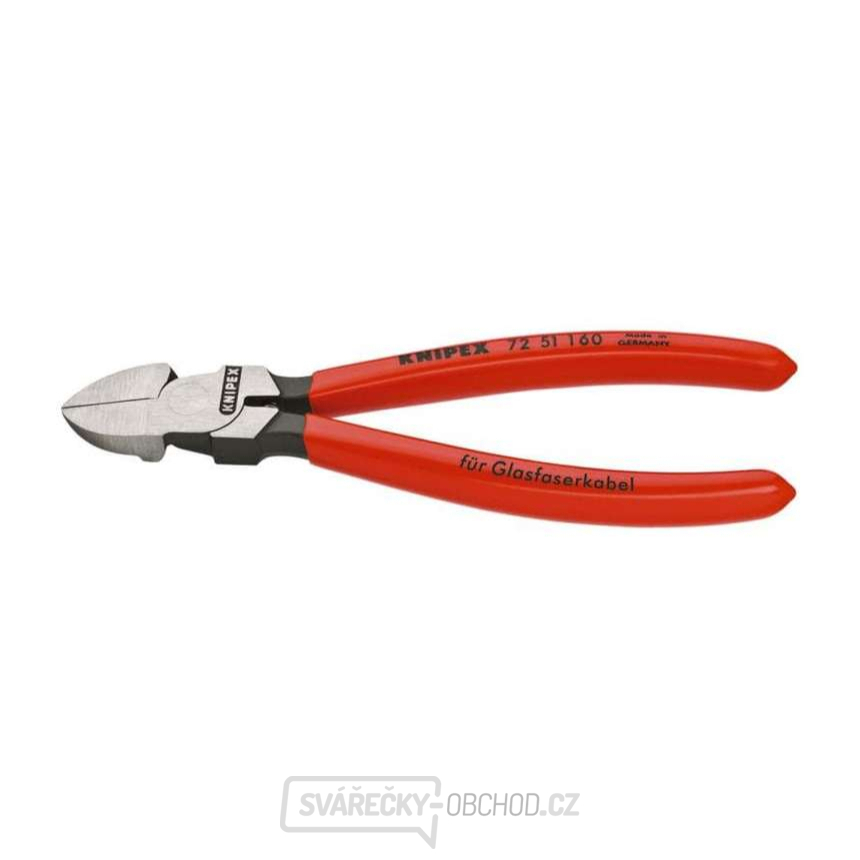 Boční štípací kleště na optická vlákna 160 mm KNIPEX 72 51 160