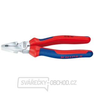 Silové kombinované kleště 200 mm. KNIPEX 02 05 200 - chromováno, vícesložkové návleky Silové kombinované kleště 200 mm. KNIPEX 02 05 200 - chromováno, vícesložkové návleky gallery main image