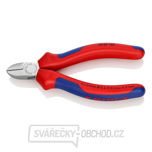 Boční štípací kleště 125 mm pro elektromechaniky KNIPEX 76 05 125 - chromováno, vícesložkové návleky Boční štípací kleště 125 mm pro elektromechaniky KNIPEX 76 05 125 - chromováno, vícesložkové návleky gallery main image
