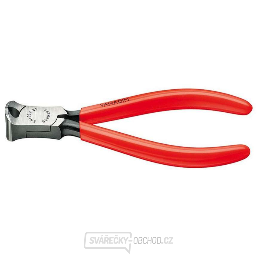 Čelní štípací kleště pro mechaniky 130 mm KNIPEX 69 01 130 - leštěná hlava, plastové návleky