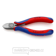 Boční štípací kleště pro elektromechaniky 125 mm KNIPEX 76 22 125 - leštěná hlava, vícesložkové návleky Náhled